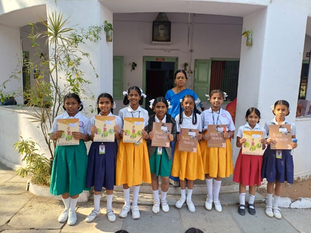 Telugu and Hindi handwriting competition